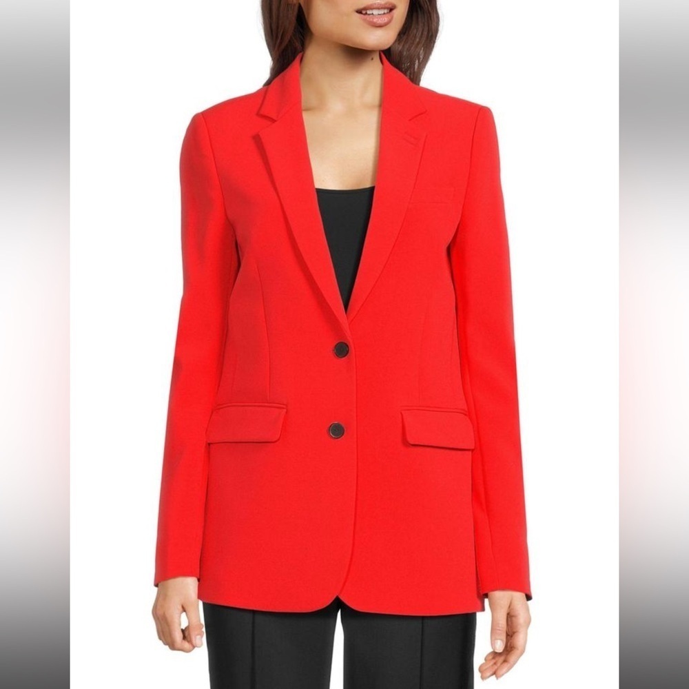 The Kooples Red Wool Blazer Jacket Size US 4 EU 36 NWT $545